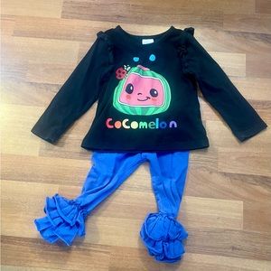 Cocomelon boutique outfit 2 piece set